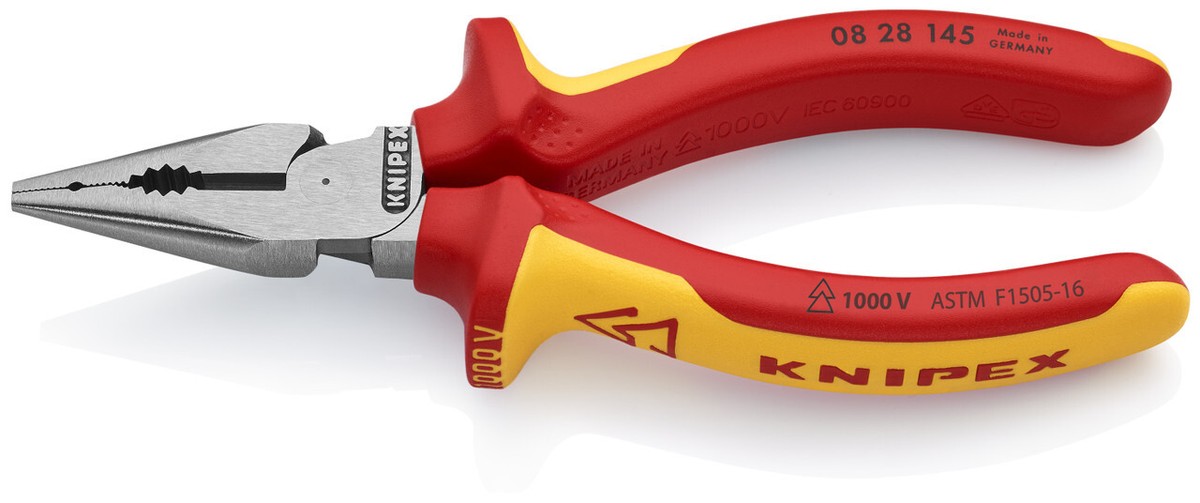 ブローニング Knipex 08 28 145 SBA,Needle-Nose Combination Pliers-1000V