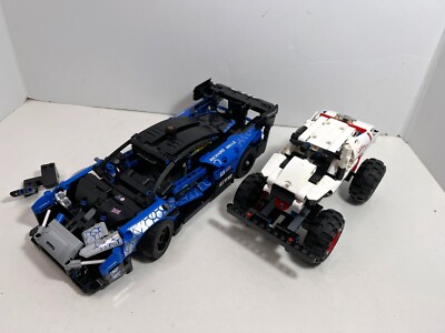 Lego technic race: McLaren Senna GTR 42123 +  Monster Jam 42150
