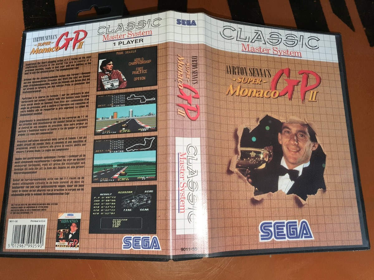 Ayrton Senna's Super Monaco GP 2 Sur Sega Master System - Jeu De Course (bon état)