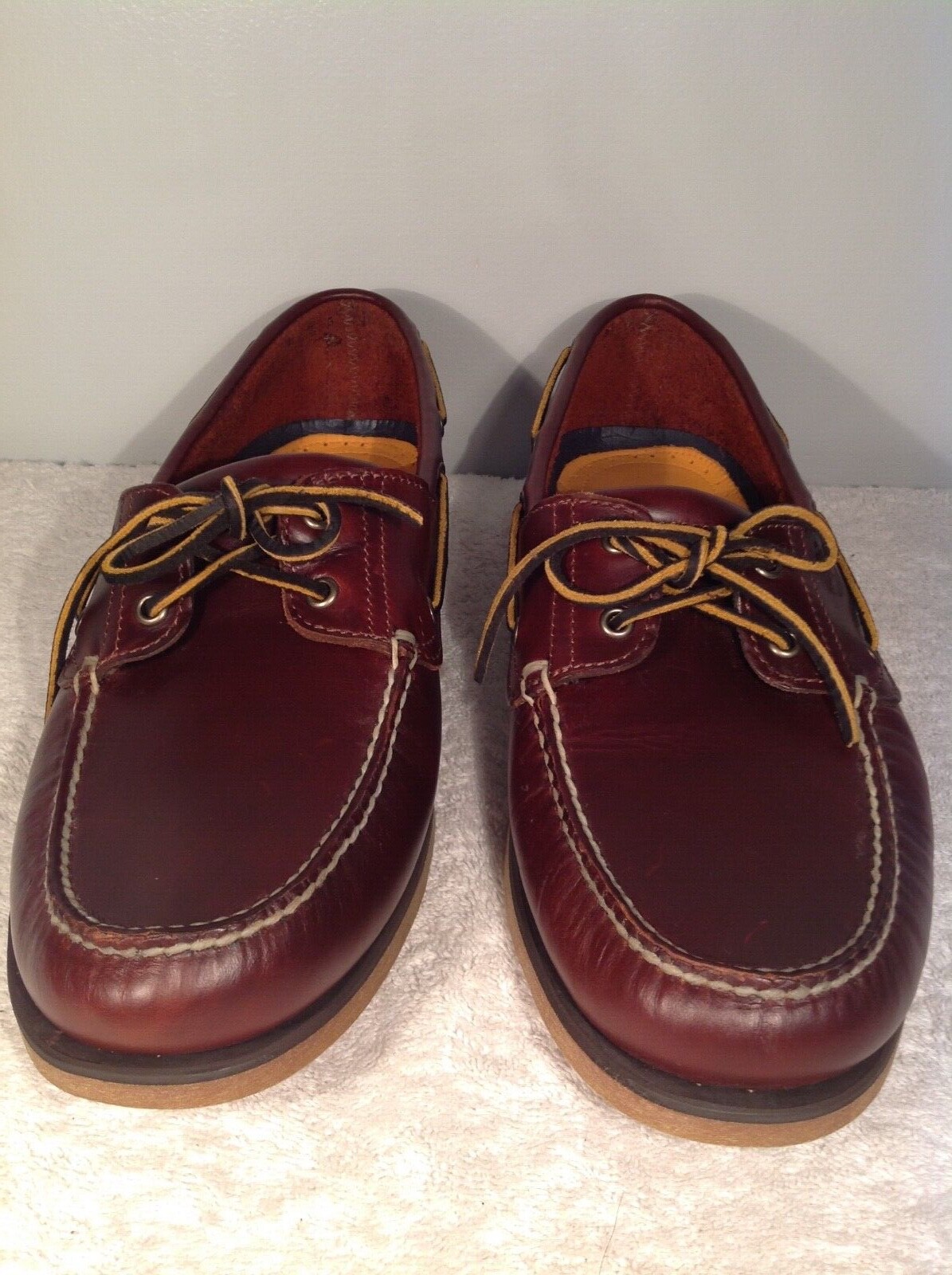 Timberland #25007 brown boat shoes US 