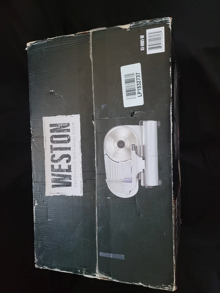 Cortadora de carne Weston 200 vatios 9" hoja Foto 2 de 4