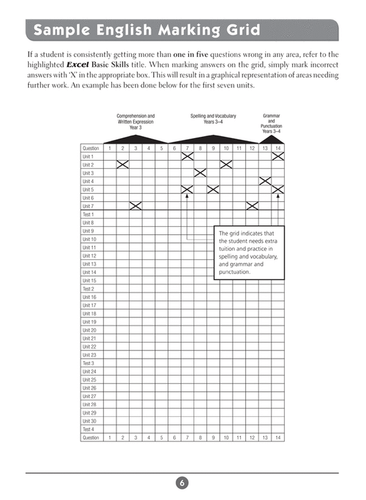 Excel Basic Skills - English and Mathematics Year 3 Age 8 - 9 - Picture 6 of 11