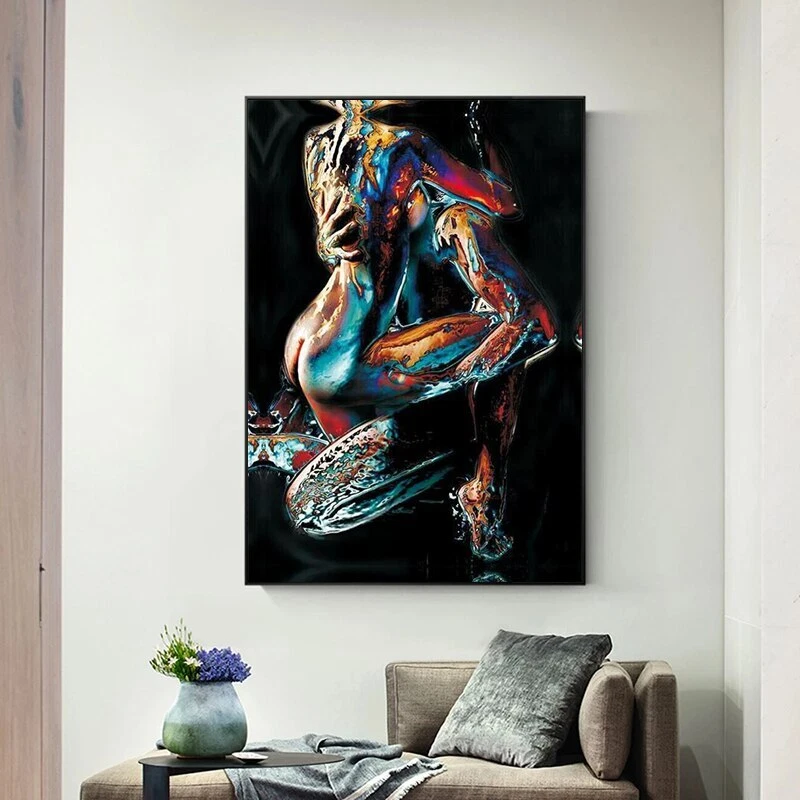 Abstract Canvas Paintings Modern Graffiti Lover Sexy Women & Men Canvas Wall Art Abstract Canvas Paintings Modern Graffiti Lover Sexy Women & Men Canvas Wall Art