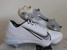 Nike Force Zoom Trout 7 Pro Metal Baseball Cleats White Sz 9 [CQ7224-101]