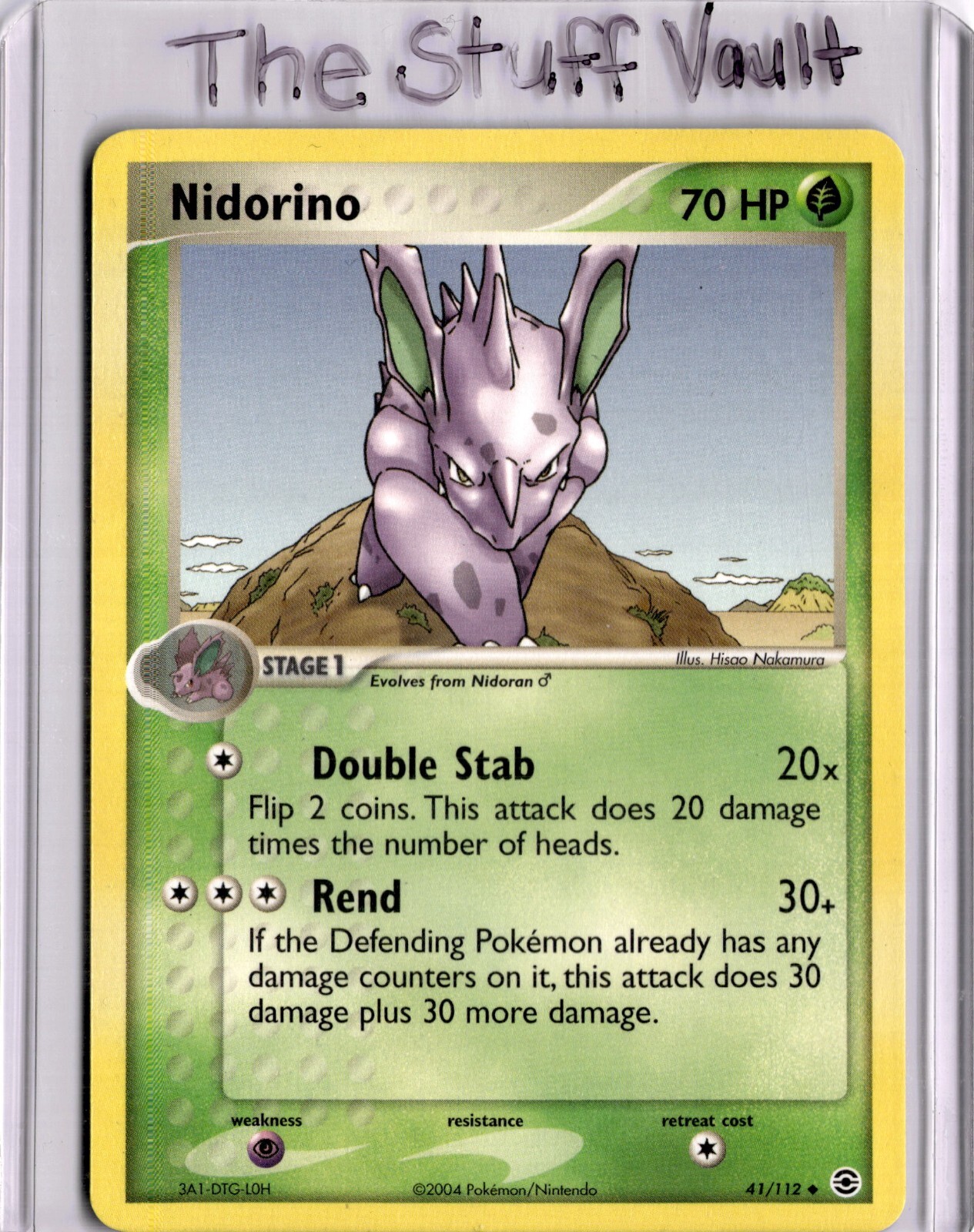 Nidorino 41/112 EX FireRed & LeafGreen - NM