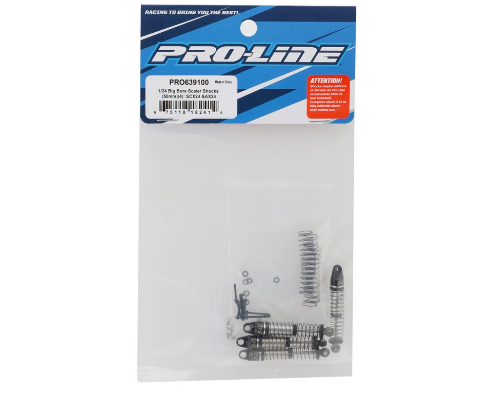 Pro-Line Axial SCX24/AX24 Big Bore Scaler Shocks (50mm) (4) [PRO6391-00] - Image 2 of 4