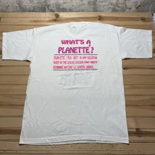 Vintage 90s Planet Earth - Planette’ Female Celestial Body Shirt Size XL