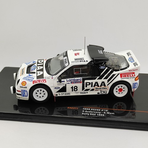 IXO 1:43 Ford RS200 #18 Rally RAC 1986 Alloy Racing Car Model - Picture 2 of 19