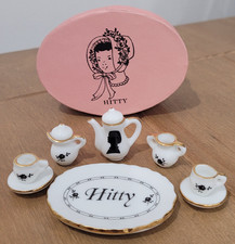 Miniature Porcelain Tea Set For Hitty Doll HTF