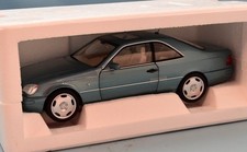 NOREV Mercedes Benz CL600 1/18 Scale Model Coupe Blue Metallic 1997 Diecast