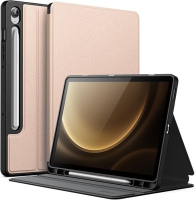 JETech Hülle für Samsung Galaxy Tab S10 Lite/S10 FE/S9 FE 10,9'' Roségold Folio