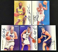 1997-98 SKYBOX PREMIUM AUTOGRAPHICS NM/MT LOT 5 CARDS-O'BANNON/LYNCH/OWENS+LOOK!