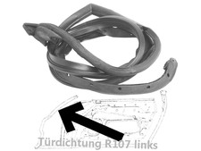 UCP T&uuml;rdichtung Dichtung Abdichtrahmen links f&uuml;r Mercedes R107 Fahrert&uuml;r