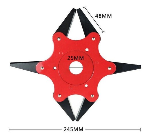 6 Zahn Dickichtmesser Für Stihl Motorsense Freischneider Messer Blatt Klinge DE - Bild 6 von 17