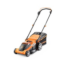Image of LawnMaster 48V Cordless 41cm Lithium-Ion Lawnmower w/ Batteries & Fast Chargers