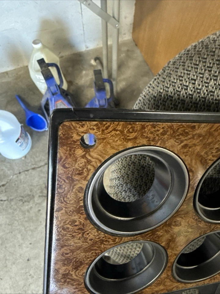 1988-91 Chevy GMC Square Body Blazer K5 Suburban Truck A/C Dash Woodgrain Bezel - Image 2 of 4