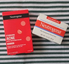 Neutrogena Transparent Acne Facial Bar, Stubborn Acne Patches 24 ct NEW