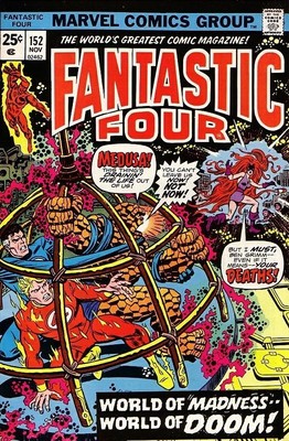Fantastic Four (1961) # 152 (7.0-FVF) Thundra 1974
