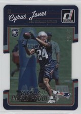 2016 Donruss Rookies Press Proof Silver Die-Cut 12/75 Cyrus Jones #310 0v9