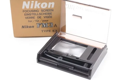 [En boîte inutilisée] Écran de mise au point mat Nikon type E3 pour FM3A du... - Photo 1/4