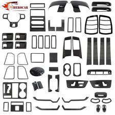 Carbon Fiber Interior Full Dash Console Covers For Dodge Ram 1500 2010 2011 2012