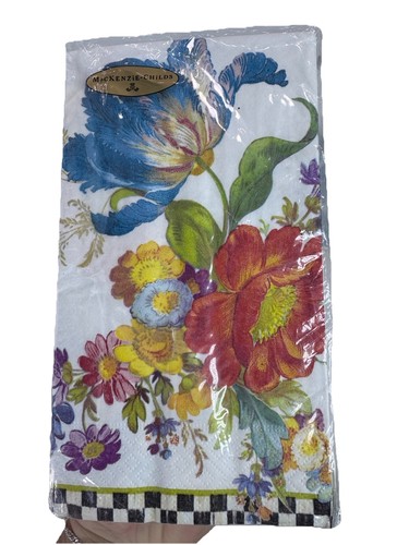 New MacKenzie Childs Flower Market Paper Guest Napkins 15 pack Decoupage - Picture 2 of 15