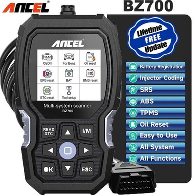 ANCEL BZ700 for Benz/for Sprinter Car Fault Code Reader OBD2 All Systems Scanner