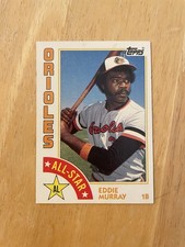 1984 Topps AS Baseball #397 Eddie Murray Baltimore Orioles ‘77 ROY 03 HOF #397
