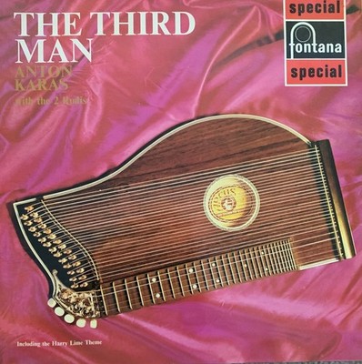 ANTON KARAS - THE THIRD MAN  12'' LP  FONTANA RECORDS SFL 13152  VG+/EX