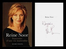 Queen Noor of Jordan - Rare signed French edition - 2004 - COA