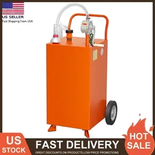 Fuel Caddy 40 Gallon Gas Caddy w/Manual Transfer Pump Diesel Gasoline Container