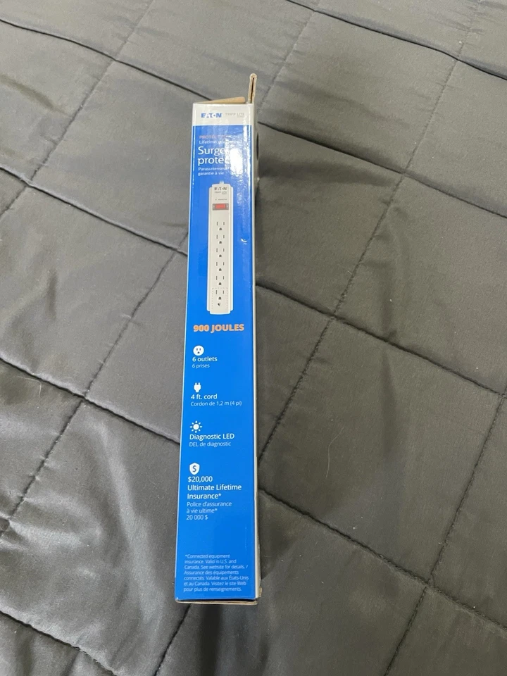 Tripp Lite TLP604 Surge Protector Lifetime Warranty 4ft Cord - Image 2 of 4