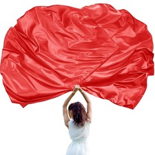 2 Pcs 74"x55" Worship Flags for Dance Church Praise Dance Flag with Flexible ...