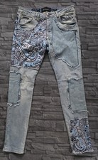 PHILIPP PLEIN DENIM TROUSERS SUPER STRAIGHT C...