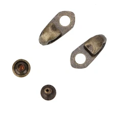 20 Set Boot Lace Hooks With Rivets For Repair Camp Hike Climb