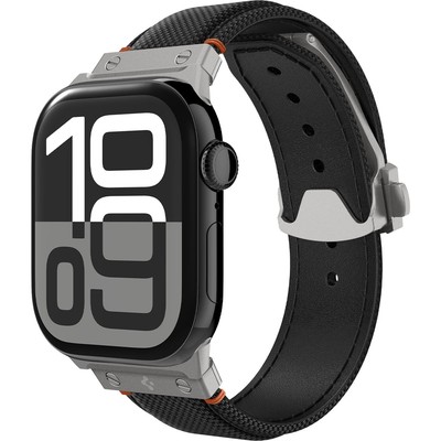 Armband für Smart Watch 49/46/45/44 mm Spigen Uhrarmbänd Uhrbänd Bänd Schwarz