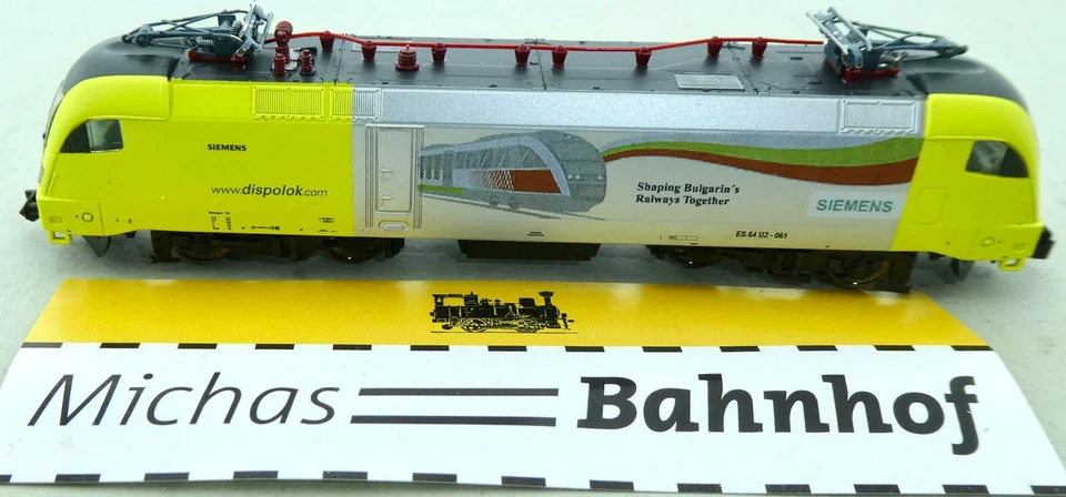 ES64 Shaping Bulgarin's Raiways Together Minitrix dispolok Ellok N 1:160 Lj6 å