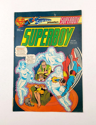 Ehapa Comic - Superman präsentiert: Superboy Heft 1/ 1981 (mit SE) / Z2-
