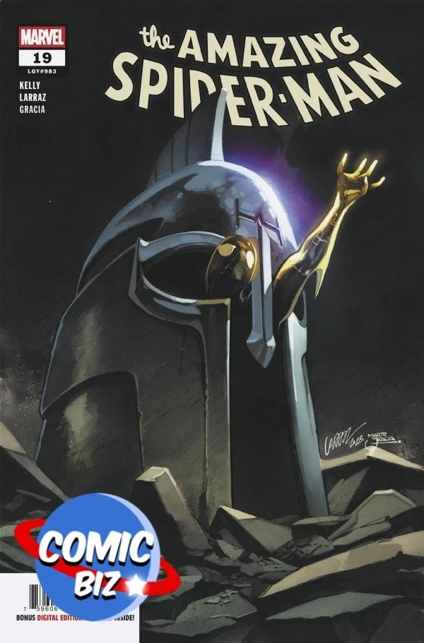 AMAZING SPIDER-MAN #19 (2026) 1ST PRINTING LARRAZ MAIN COVER MARVEL