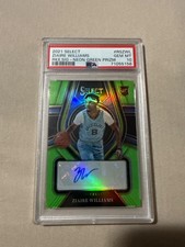 2021 select ziaire williams AUTO neon green prizm #05/99