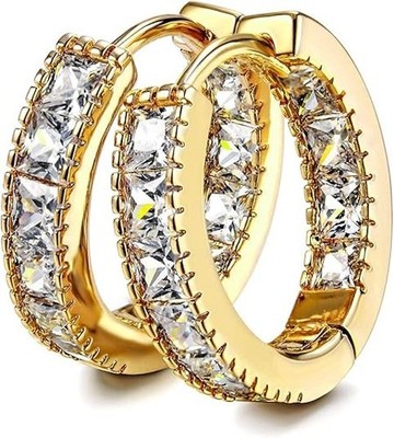 Aretes 14K Brincos Femininos Pendientes Joyeria Fina de Moda De Oro Para Mujer