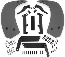 Motorcycle Smoke Wind Deflectors Windscreen with Mounting Hardware