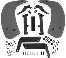 Motorcycle Smoke Wind Deflectors Windscreen with Mounting Hardware