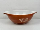 Vintage PYREX Autumn Harvest Wheat Mixing Bowl 444 - 4QT