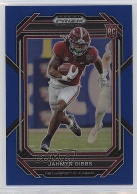 2023 Panini Prizm Draft Picks Blue 109/199 Jahmyr Gibbs #116 Rookie RC v9t