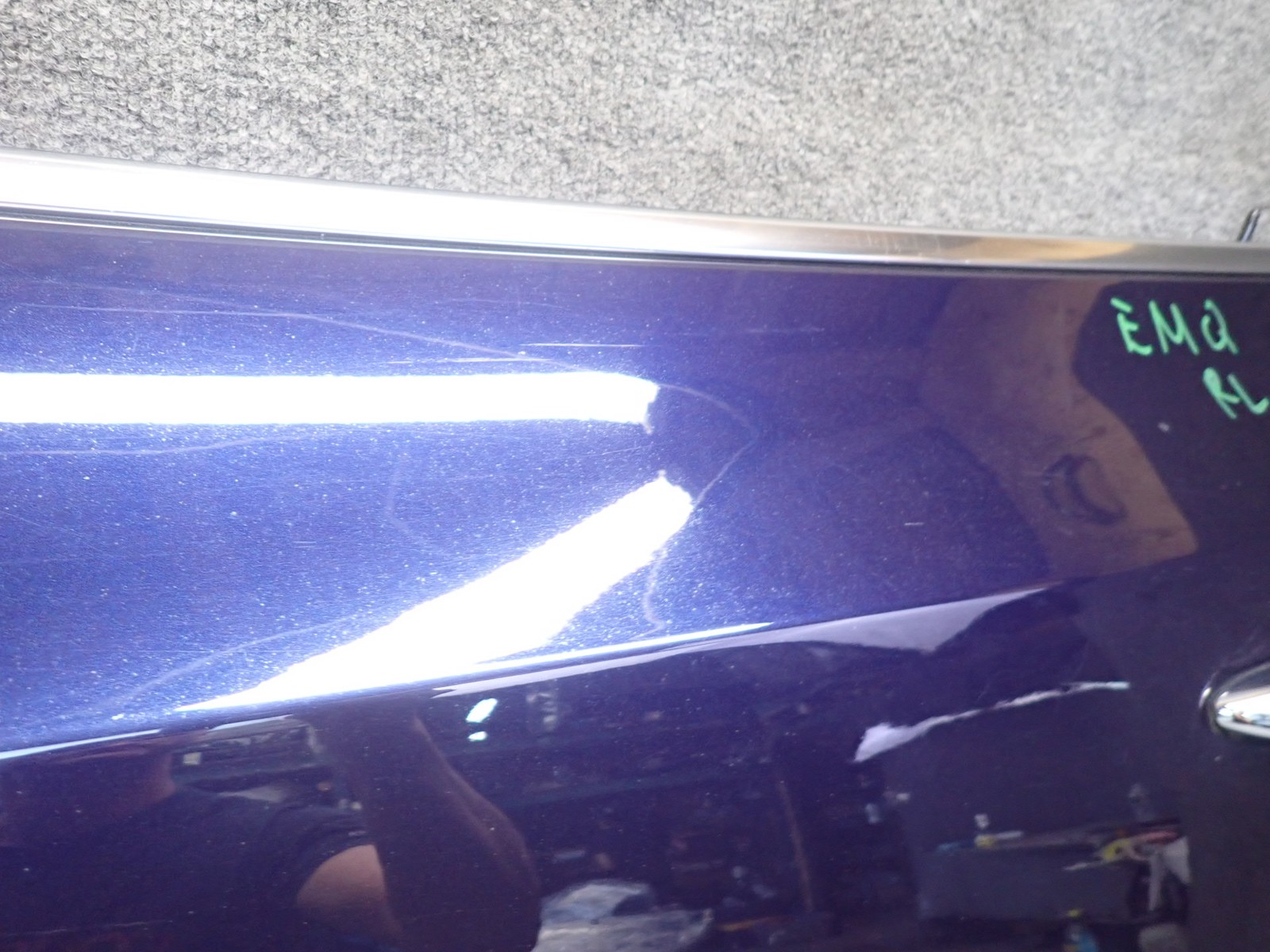 Maserati Quattroporte 2014-2021 Rear Left Side panel Blue
