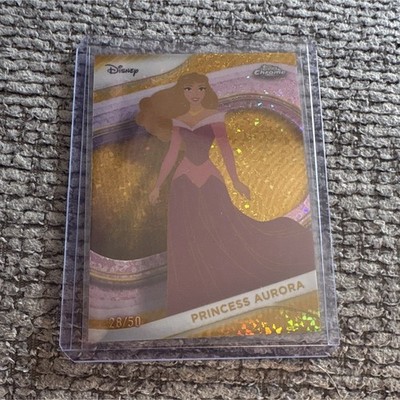 Topps Chrome Disney Princess Princess Aurora No.120 Parallel 28/50 2025