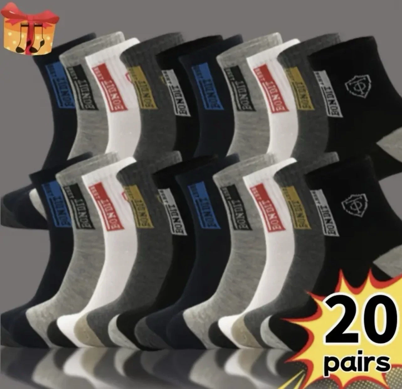 20 Pairs High Quality Sports Fitness Running Socks Casual Outdoor Foot Wear NEW