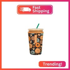 Sok It JavaSok Iced Coffee Cold Soda Insulated Neoprene Cup Sleeve Give Thank