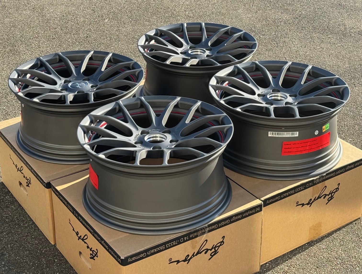 4 (set completo) nuovi alluminio Breyton GTS-R 8,5x18 5-120 ET48 BMW E46 E90 X83 F30 foto 2